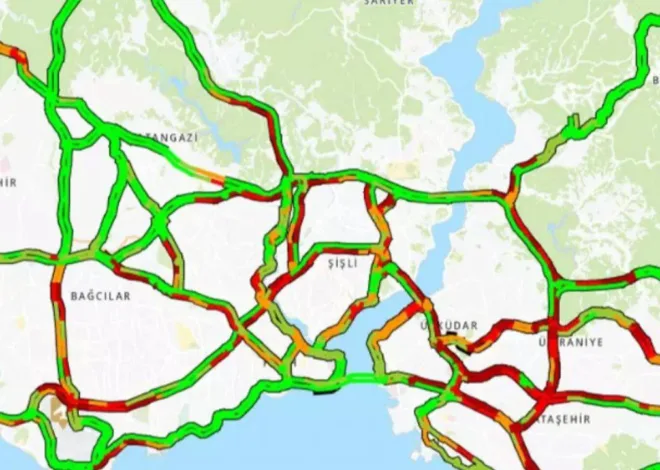 9 günlük ara tatil bitti! Haftanın ilk iş gününde trafik yoğunluğu yaşandı